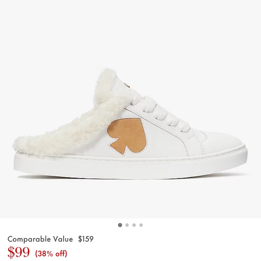 BRAND NEW!! Kate Spade Fez Mule Winter Sneakers